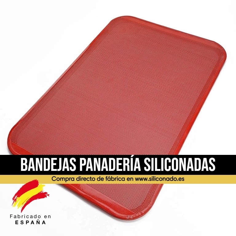Bandeja de horno panadería siliconada